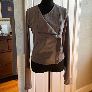 Gray UA studio lux light jacket